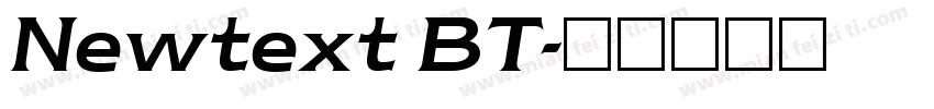Newtext BT字体转换